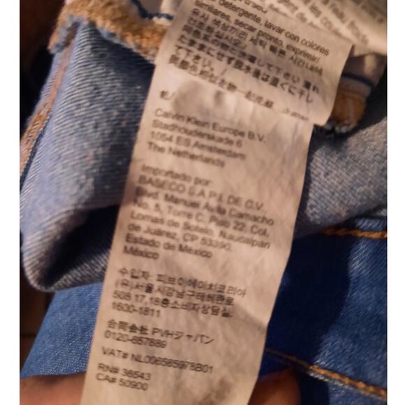 CALVIN KLEIN JEANS Mom Jean Shorts Sz 10 Denim Modest 10" Inseam Bermuda Classic - Picture 11 of 11